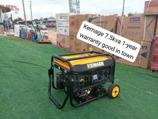 KEMAGE 8500W Petrol Generator 7.5KVA – Reliable Electricity Backup · Photo 1