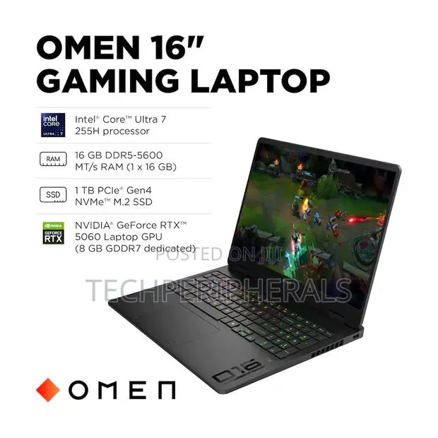 New Laptop HP Omen 16 16GB Intel Core Ultra 7 SSD 1T · Photo 1