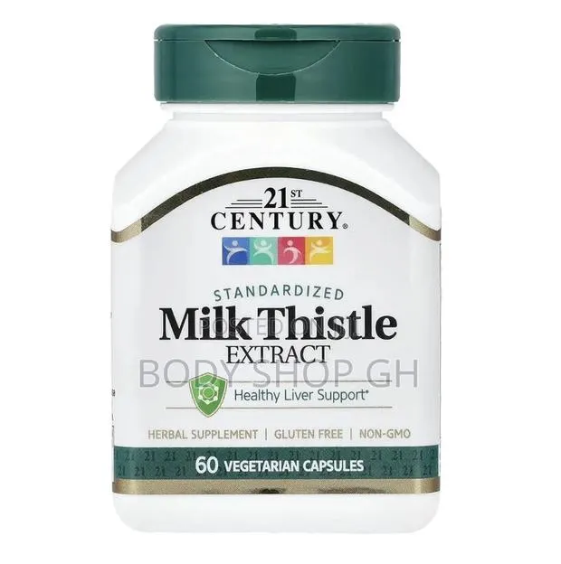 21st Century Vitamins Thistle Extract Veg Capsules, 60 Count · Photo 1
