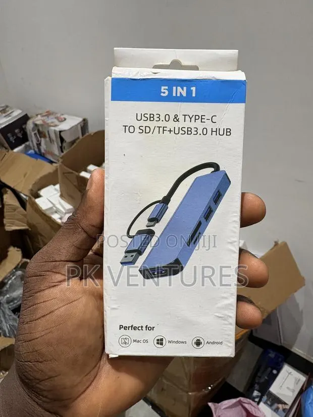 5 in 1 Usb3.0 Type-C to Sd/Tf+Usb3.0 Hub · Photo 1