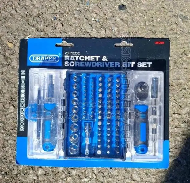 Draper Ratchet and Screwdriver Bit Set (78 Piece) - 28029 · Photo 1