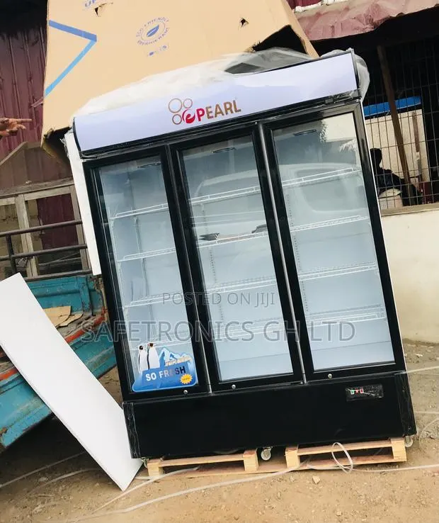 Brand New Pearl Display Glass 3 Doors PVC-150 Fridge · Photo 1