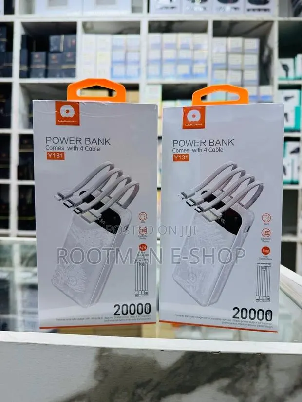 Wuw-Y131 20000mah Power Bank – High Capacity Portable Charger · Photo 1