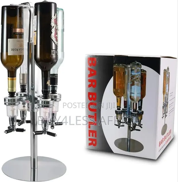 6 Bottle Shot Wine Dispenser Bar Butler · Photo 1