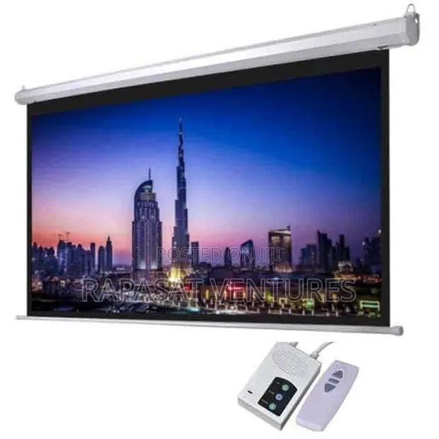 Projector Screen Electric 200*200 · Photo 1