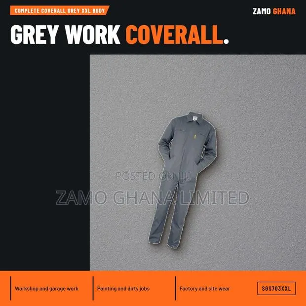 Complete Coverall Grey XXL Body - SGS703XXL · Photo 1