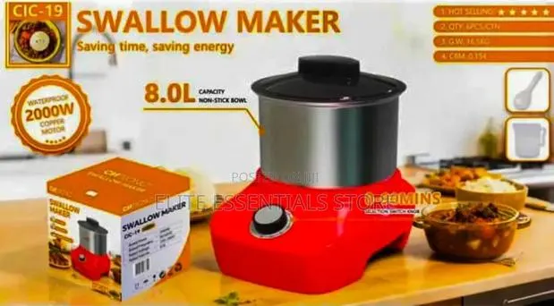 Quality 8L Cntronic Swallow Maker for Fufu Banku Konkonte Rice-Ball