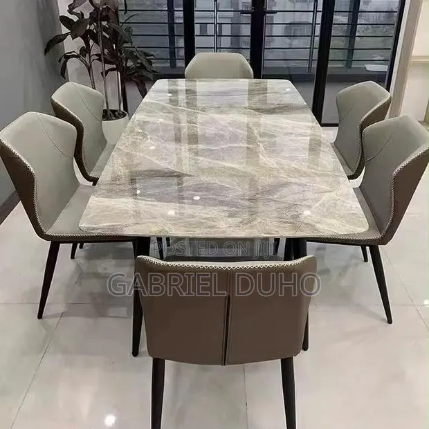 8 Seater Marble Dining Table Set · Photo 1