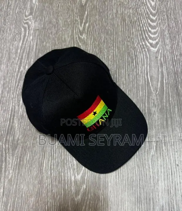 Red And Black Ghana Cap · Photo 2