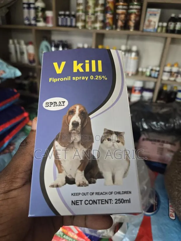 V Kill Anti-Flea & Tick Spray for Dogs & Cats 250ml · Photo 1