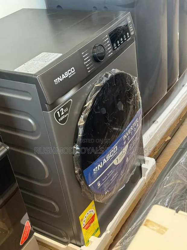 Energy Efficient Nasco 12kg Front Load Washing Machine · Photo 1