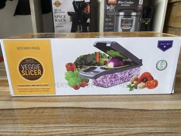 Cooking Made Easy With 16in1 Veggies Slicer With Container · Photo 1