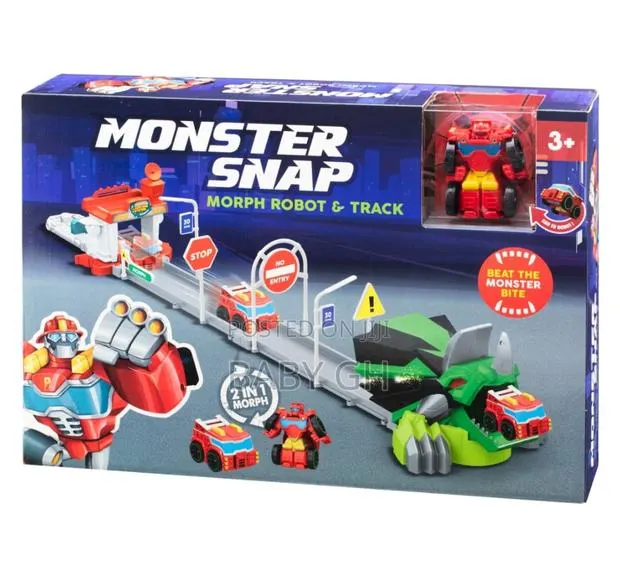 Monster Snap Morph Robot and Track Toy · Photo 1