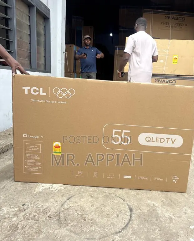 Purchase Affordable TCL 55” Qled Smart Screen Television(Black). · Photo 1