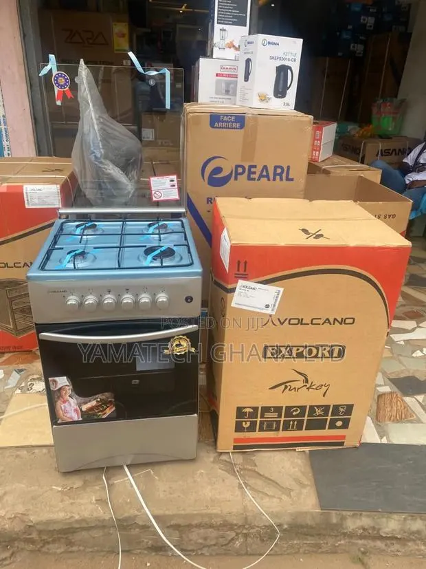 Volcano 50x50cm 4 Burner Gas Stove With Oven and Grill · Photo 1