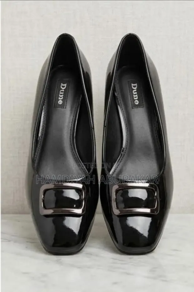 Elegant Black Dune Women's Low-Heel Shoes · Photo 1
