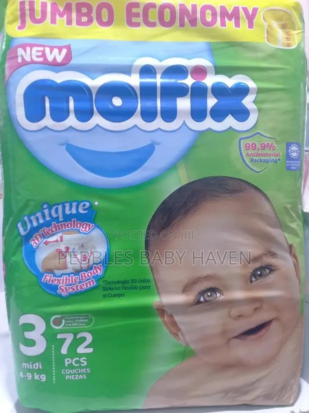 Molfix Baby Diapers Size 3 · Photo 1