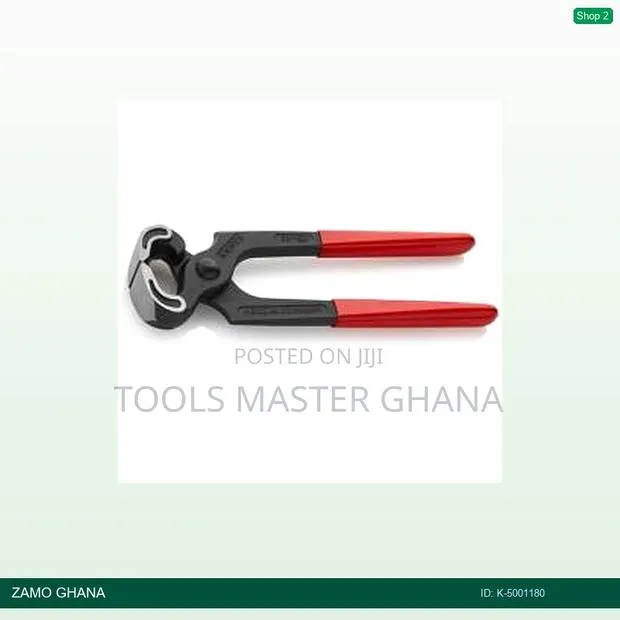 Carpenter Pincer 180mm Plier Red - K- · Photo 1