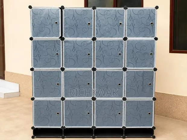 16 Cubes Plastic Wardrobe With Shoe Storage · Photo 1