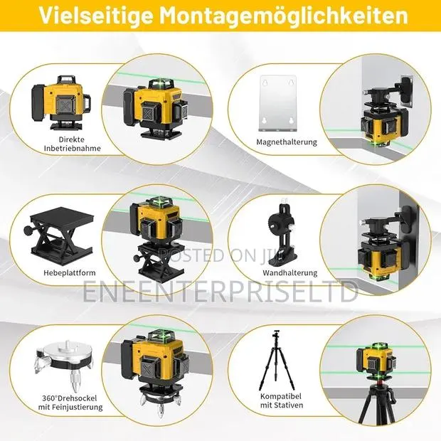 16 Line High Precision Spirit Laser Level Set · Photo 4