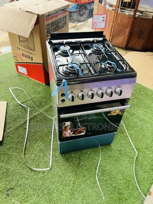 Long Lasting New Line Gas Cooker Oven 4burner 50/60 Stove · Photo 1