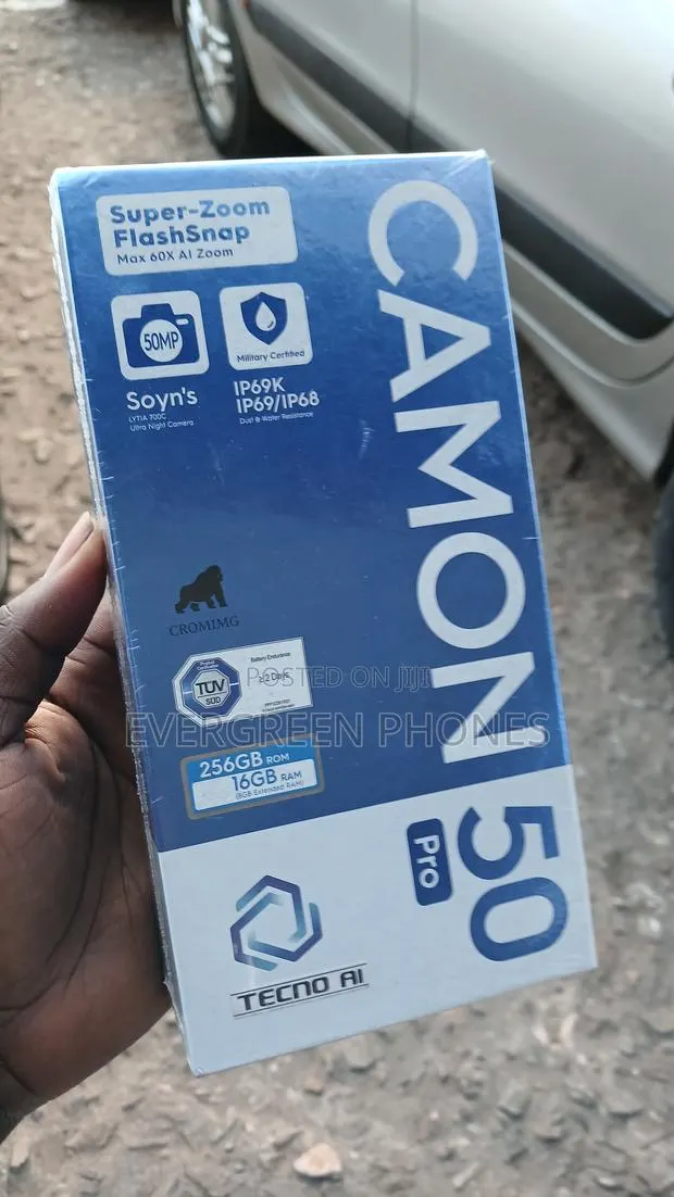 New Tecno Camon 50 Pro 256 GB Black · Photo 1