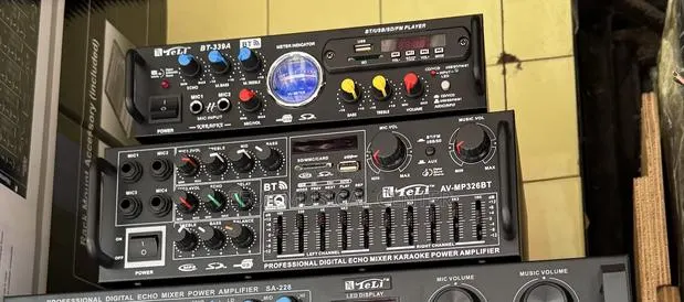 Teli Av-Mp326bt Professional Digital Echo Mixer Karaoke Power Amplifie · Photo 1