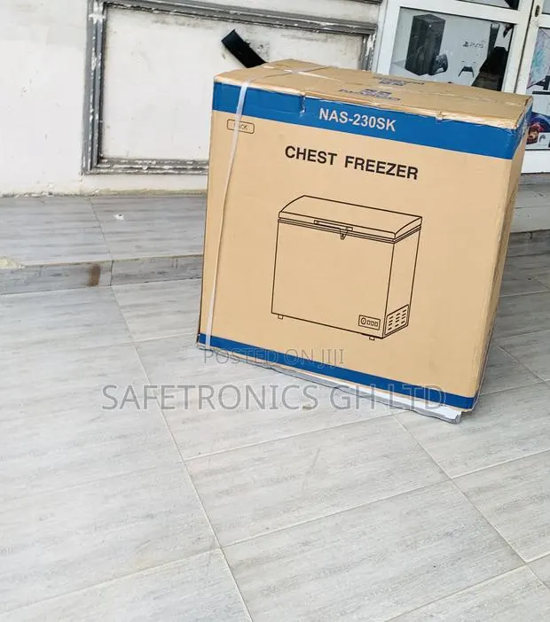 Check Out Nasco 195l Nas-230sk Chest Freezer Silver · Photo 1