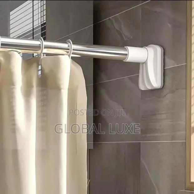 Adjustable Telescopic Curtain Rod – Strong & Durable · Photo 1