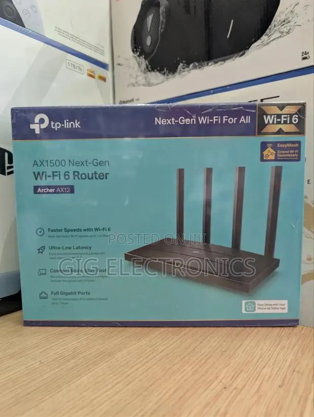 TP-Link Archer AX12 WiFi 6 Router AX1500 1xGb WAN · Photo 1