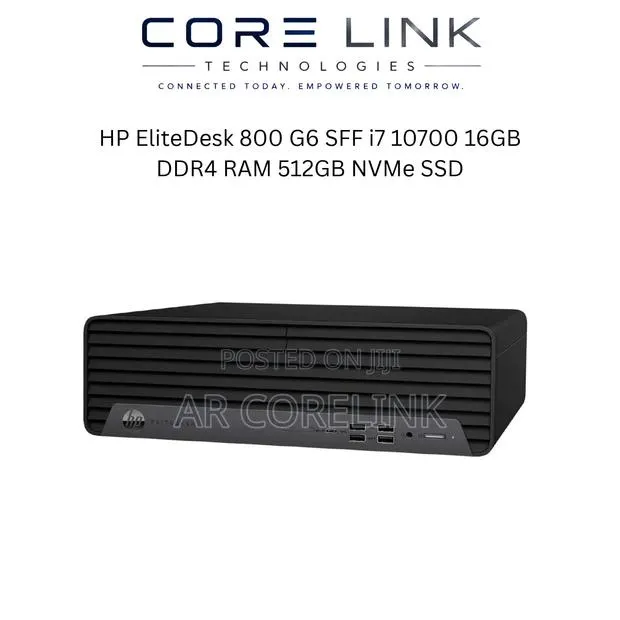 New HP EliteDesk 800 G6 SFF 16GB Intel Core i7 SSD 512GB · Photo 1