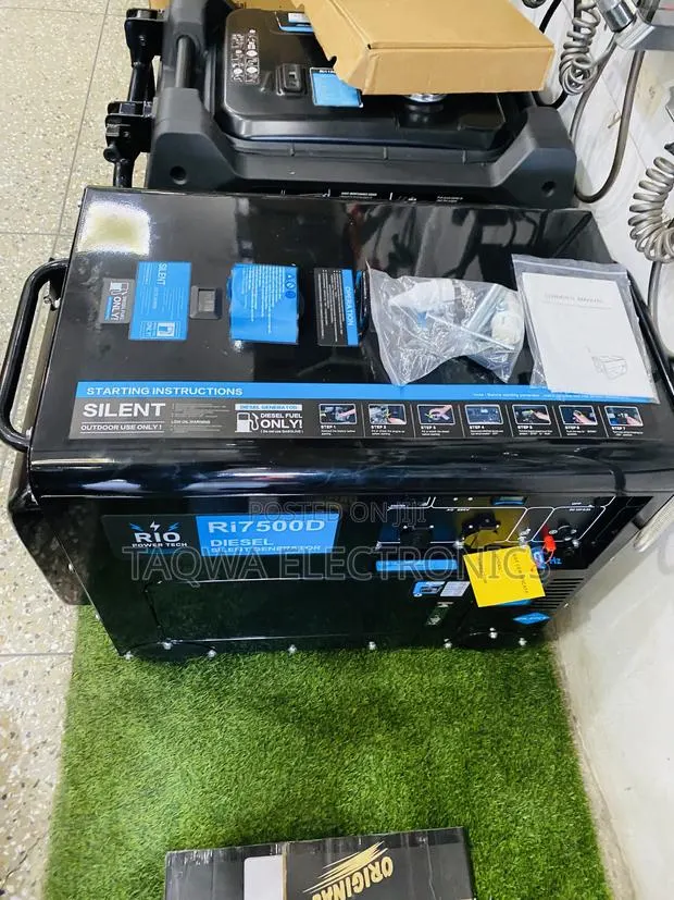 Backup With Rio 5.5KVA Silent Diesel Generator · Photo 1