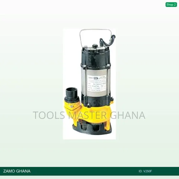 Sewage Pump 0.35hp Stainless - V250f · Photo 1