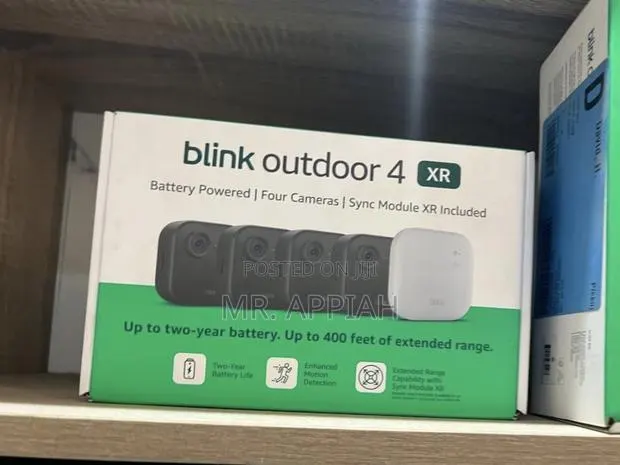 Get Sleek Blink Outdoor 4 Wireless Security Cameras(Black)1080P HD · Photo 1