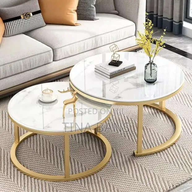 2 in 1 Faux Marble Centre Table · Photo 1