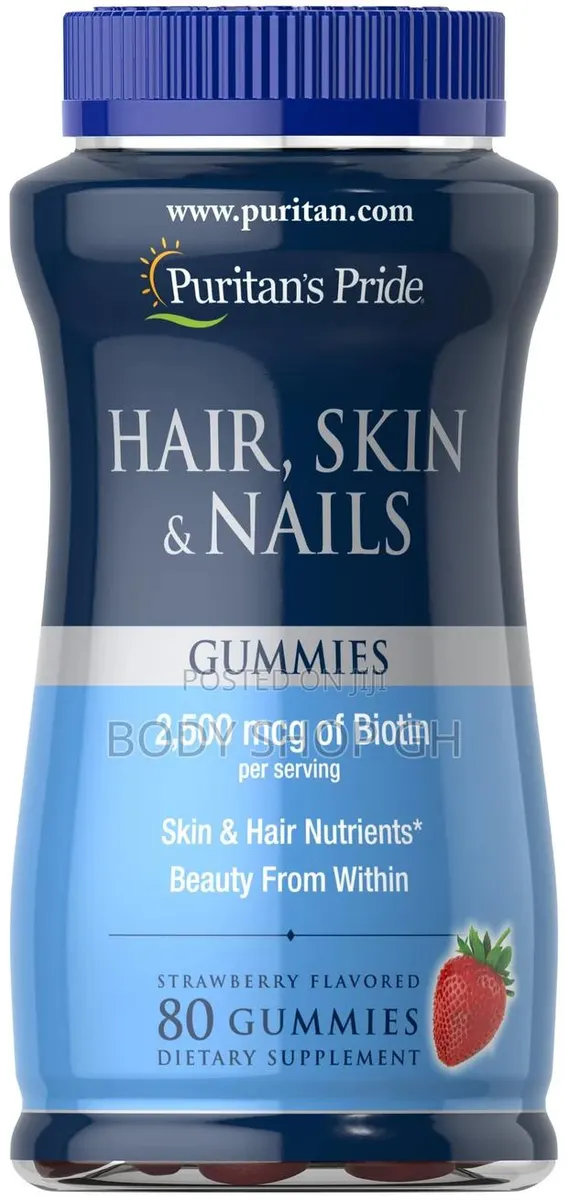 Puritans Pride Hair, Skin and Nails Gummy With Collagen · Photo 1