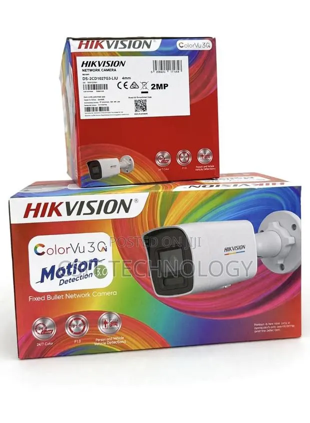 2mp Motion Detection 3.0 Colour Vu Ip Camera (DS-2CD1027G3-LIU) · Photo 1