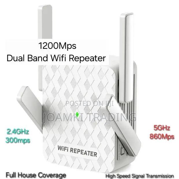 1200mps Wifi Repeater/Extender/Amplifier 2.4g 5ghz · Photo 1