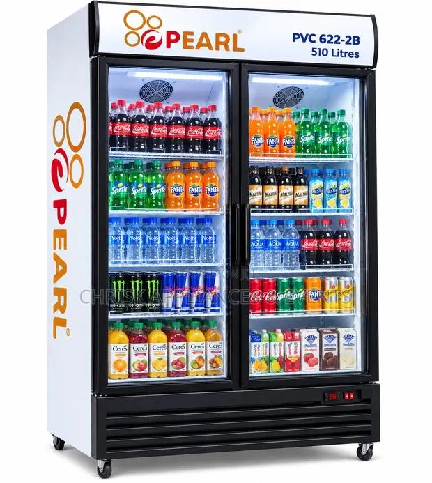 Pearl PVC-622-2b 510l Double-Door Display Fridge · Photo 1