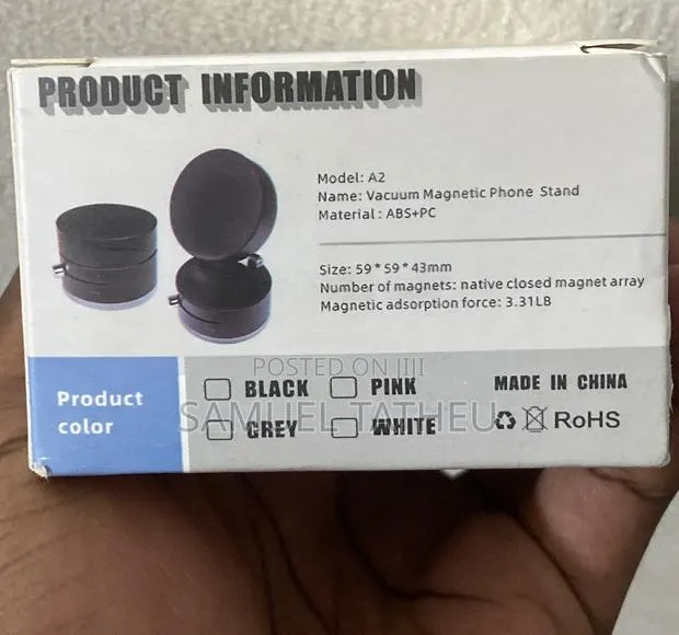 Vacuum Magnetic Phone Mount · Photo 1