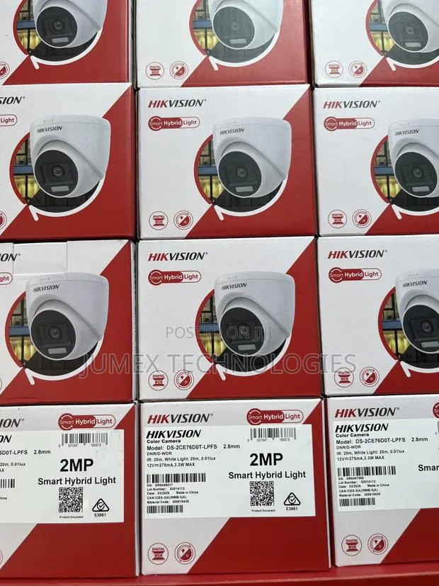 Hikvision Smart Hybrid With Audio Ds-2ce76d0t-LPFS 2mp Dome · Photo 1