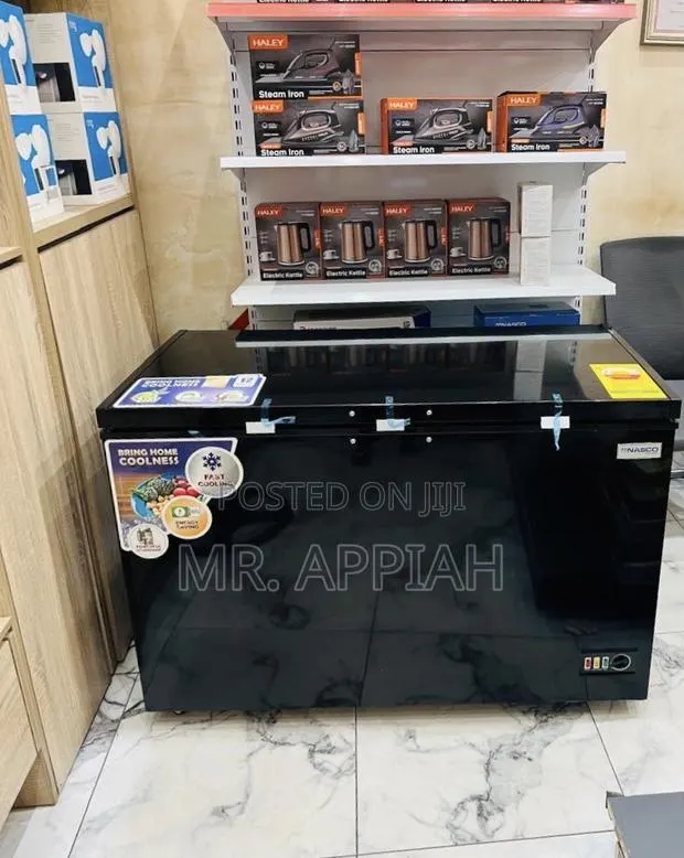 Fresh in Box Nasco Nas475fl Single Door Chest Freezer(400l)Black · Photo 1