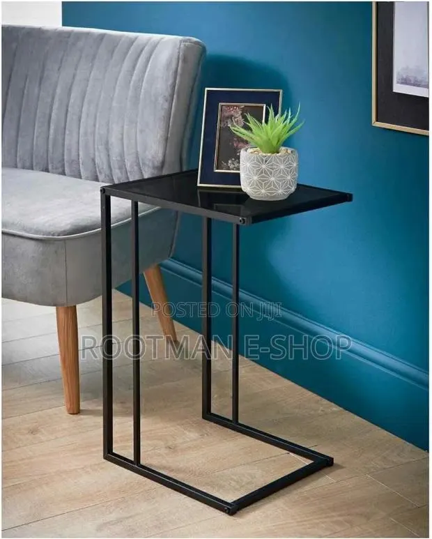 Living Room End Tables, C Shaped Sofa Side Table · Photo 1