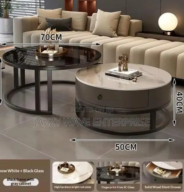 2 Circular Centre Table · Photo 1