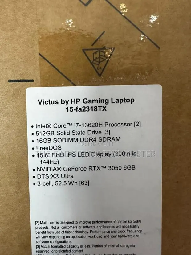 New Laptop HP Victus 15 16GB Intel Core i7 SSD 512GB · Photo 1