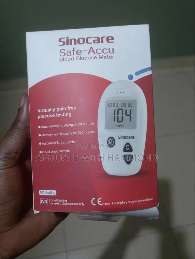 Sinocare Glucometer With Strips · Photo 1