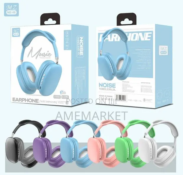 Wireless Bluetooth Over-Ear Headphones With Built-in Microphone · Photo 1