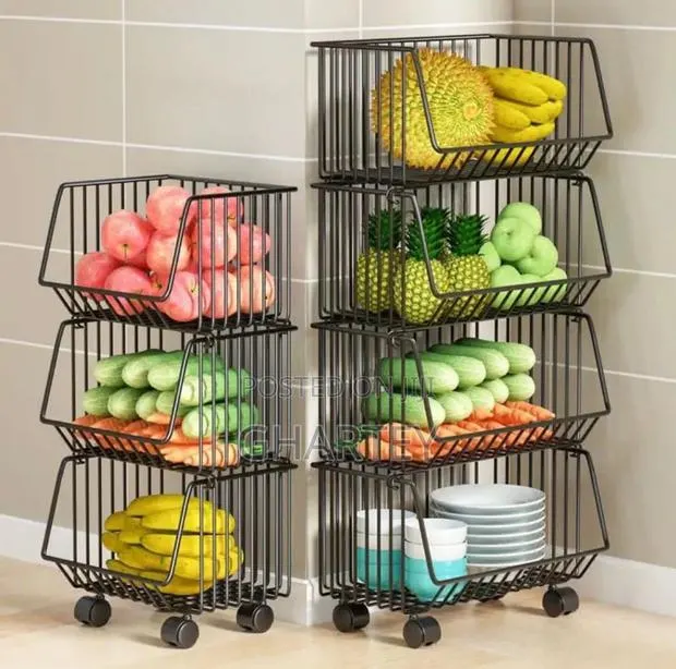 Removable Kitchen Fruit and Vegetable Storage Rack · Photo 1