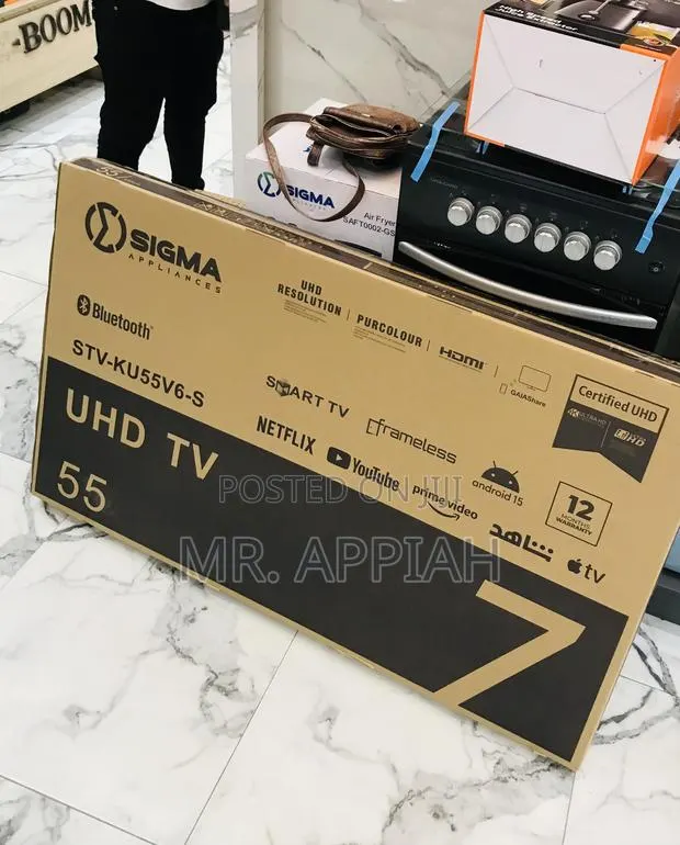 High Quality Sigma 55 Uhd Smart Digital Satellite Led Television · Photo 1