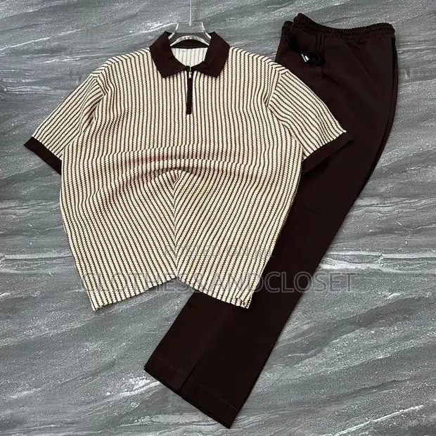 Men’S Knitted Two-Piece Outfit